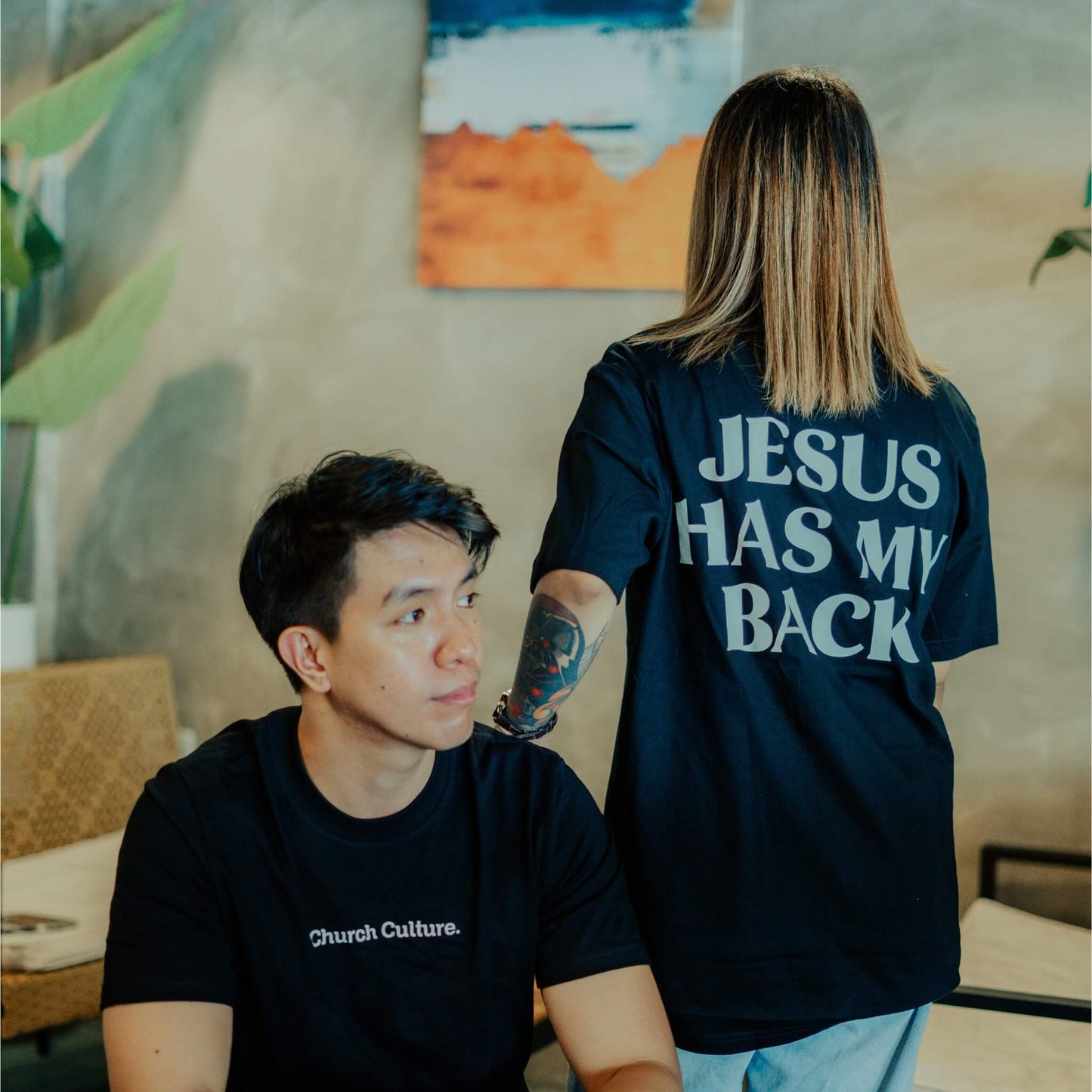 Jesus Has My Back Church Culture Shirt (Free shipping & COD Nationwide)